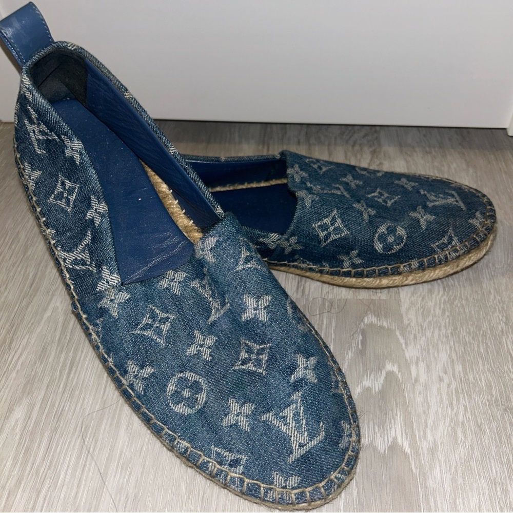 Louis Vuitton Blue Jean Espadrilles